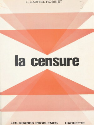 cover image of La censure
